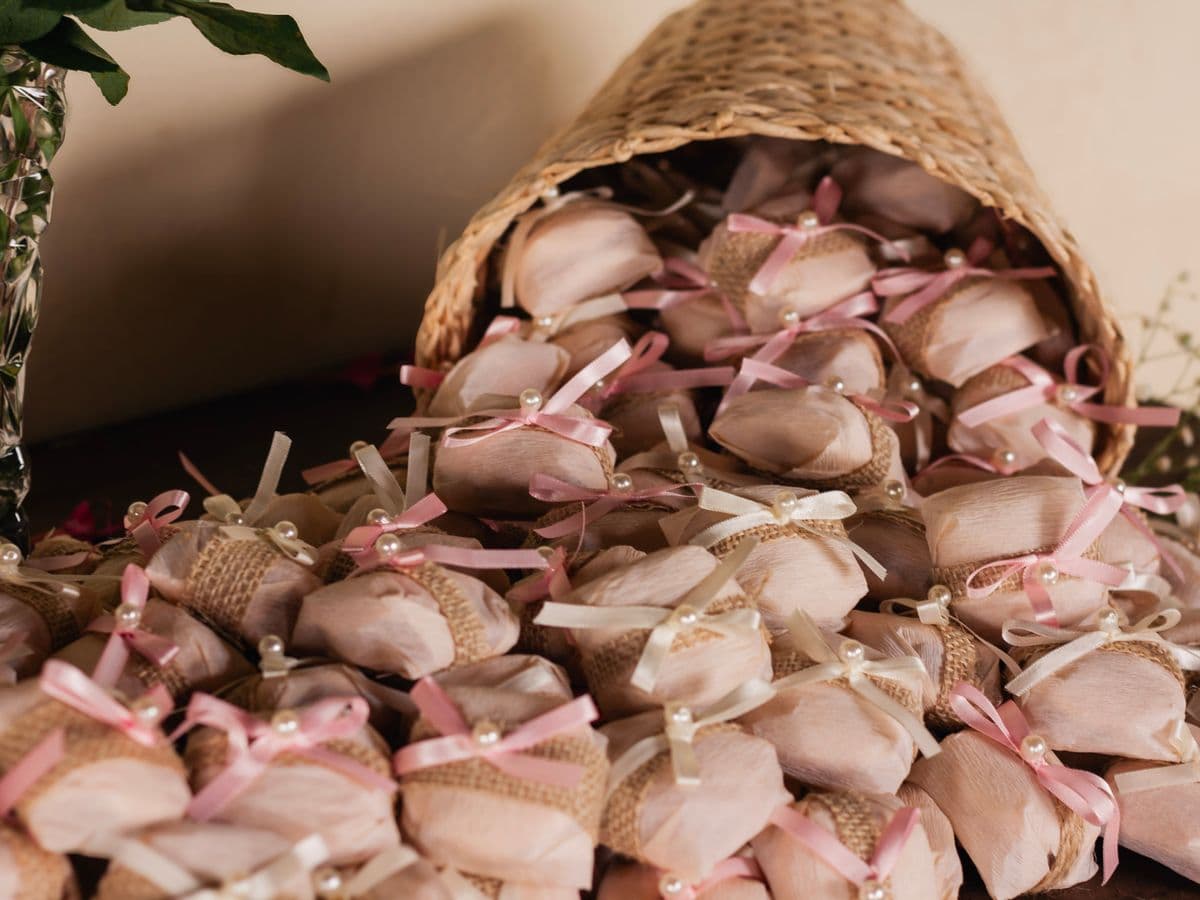 Cesta de chocolates — grande