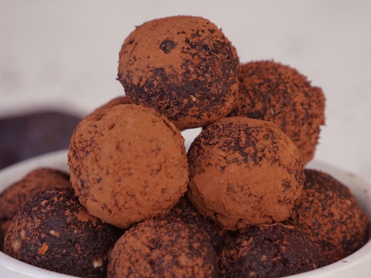 Trufas sortidas — caixa com 6